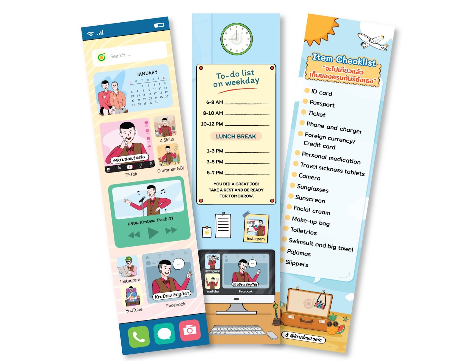 Basic English conversation 1,000 sentences by KruDew bookmarks.