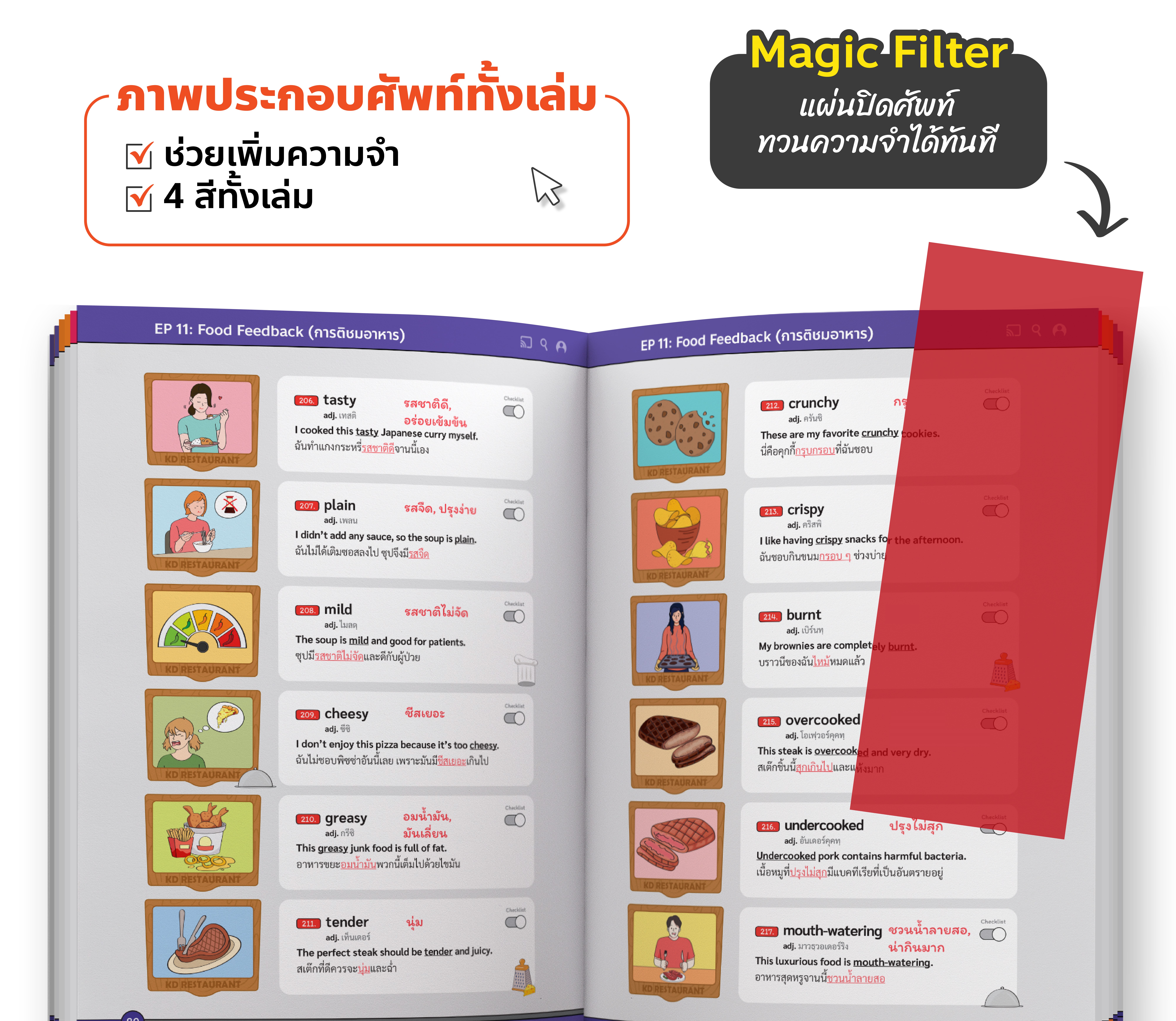 หนังสือศัพท์ภาษาอังกฤษครูดิว